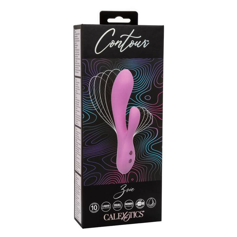 Contour Zoie Rabbit vibraattori Pinkki | Niks.fi verkkokauppa