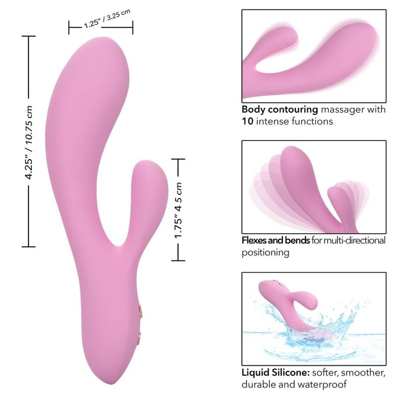 Contour Zoie Rabbit vibraattori Pinkki | Niks.fi verkkokauppa