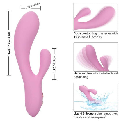 Contour Zoie Rabbit vibraattori Pinkki | Niks.fi verkkokauppa