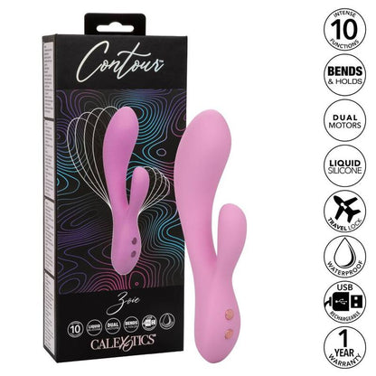 Contour Zoie Rabbit vibraattori Pinkki | Niks.fi verkkokauppa