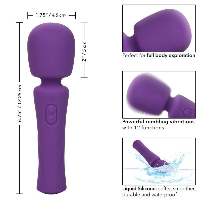 Calexotics Stella Massager Violet | Niks.fi verkkokauppa