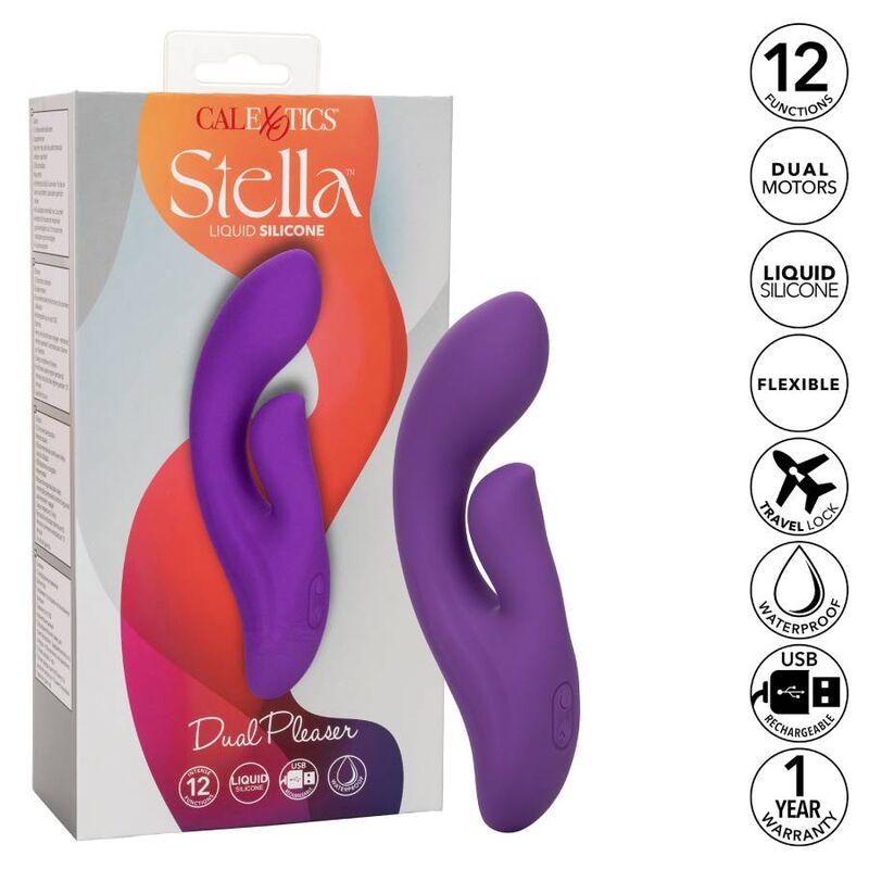 Stella Dual Pleaser Vibraattori - Violetti | Niks.fi verkkokauppa
