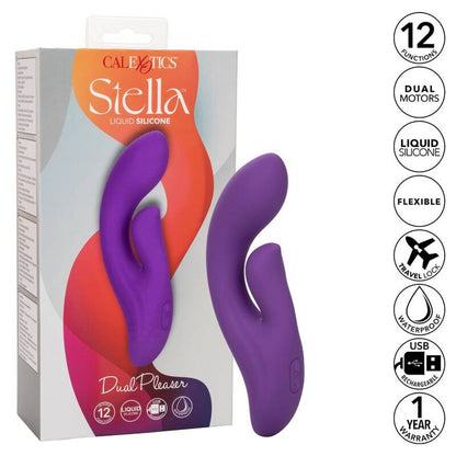 Stella Dual Pleaser Vibraattori - Violetti | Niks.fi verkkokauppa
