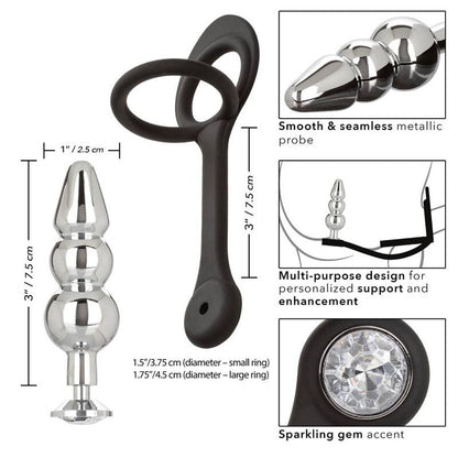 Calexotics Star Fucker Beaded Plug | Niks.fi verkkokauppa