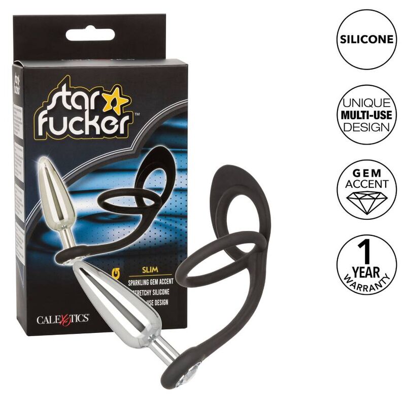Calexotics Star Fucker Slim Plug | Niks.fi verkkokauppa