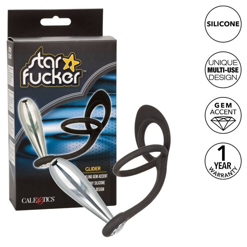 Calexotics Star Fucker Glider Plug | Niks.fi verkkokauppa