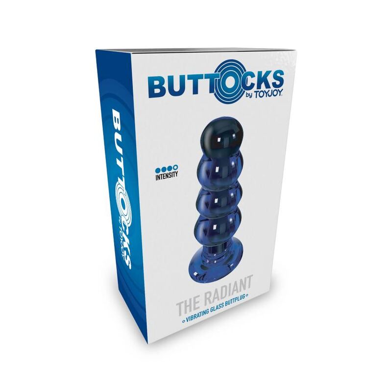 Toyjoy Buttocks The Radiant Glass Buttplug | Niks.fi verkkokauppa