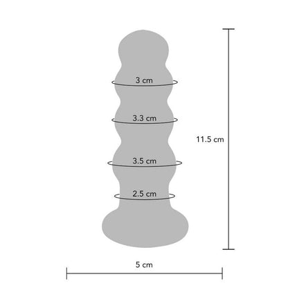 Toyjoy Buttocks The Radiant Glass Buttplug | Niks.fi verkkokauppa