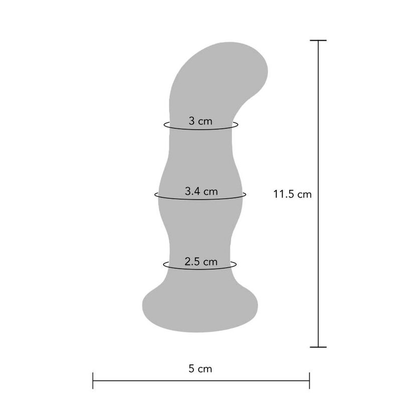 Toyjoy The Gleaming Vibrating Glas Buttplug | Niks.fi verkkokauppa