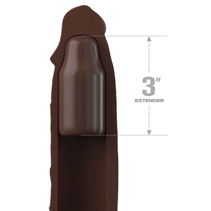 Fantasy X Tensions Pipedreams Extension W Strap 17,78 Cm Brown | Niks.fi verkkokauppa
