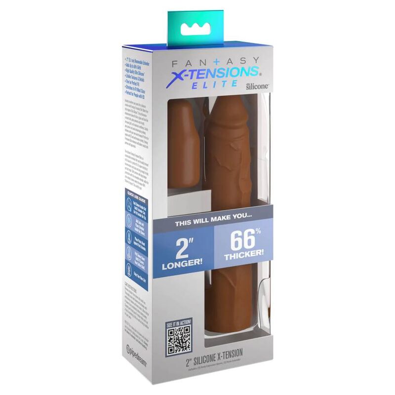 Fantasy X- Tensions Pipedreams Sleeve 20,32 Cm + 5,00 Cm Inch Plug Caramel | Niks.fi verkkokauppa