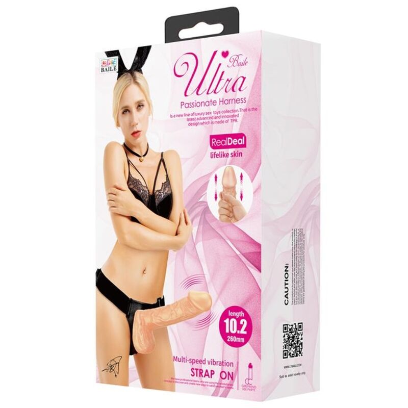 Baile Ultra Passionate Harness 26 Cm Natural | Niks.fi verkkokauppa