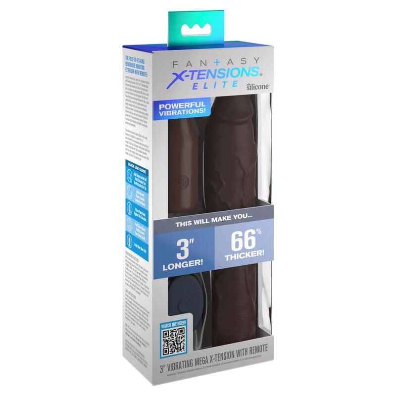 Fantasy X Tensions Pipedreams Sleeve 22,86 Cm + 7,62 Cm Plug Remote Brown | Niks.fi verkkokauppa