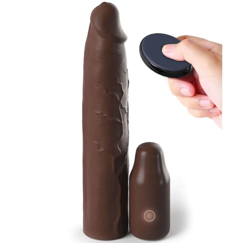 Fantasy X Tensions Pipedreams Sleeve 22,86 Cm + 7,62 Cm Plug Remote Brown | Niks.fi verkkokauppa