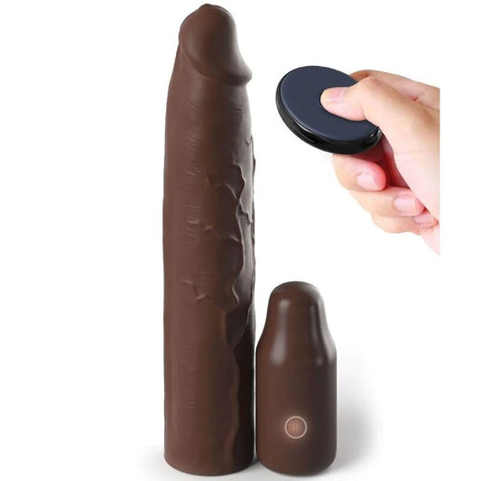 Fantasy X Tensions Pipedreams Sleeve 22,86 Cm + 7,62 Cm Plug Remote Brown | Niks.fi verkkokauppa