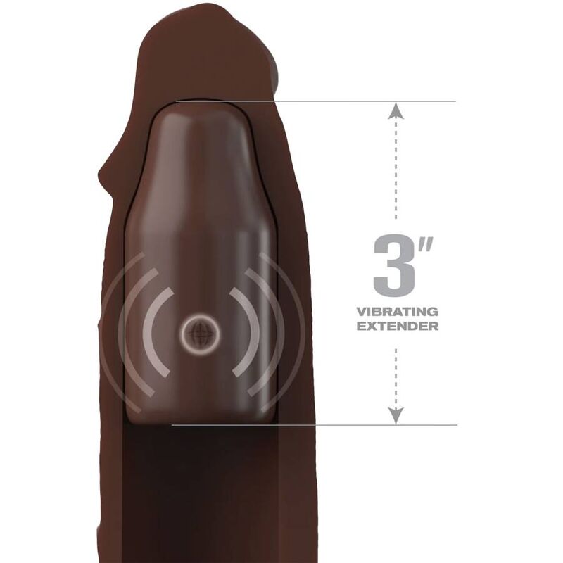 Fantasy X Tensions Pipedreams Sleeve 22,86 Cm + 7,62 Cm Plug Remote Brown | Niks.fi verkkokauppa