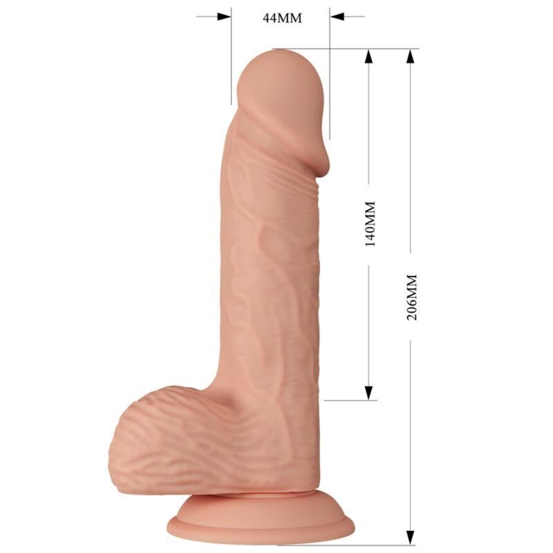 Baile Beautiful Encounter Catoblepas Flexible Realistic Dildo 20.6 Cm Natural | Niks.fi verkkokauppa