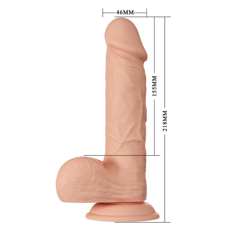 Baile Beautiful Encounter Bahamut Flexible Realistic Dildo 21.8 Cm Natural | Niks.fi verkkokauppa