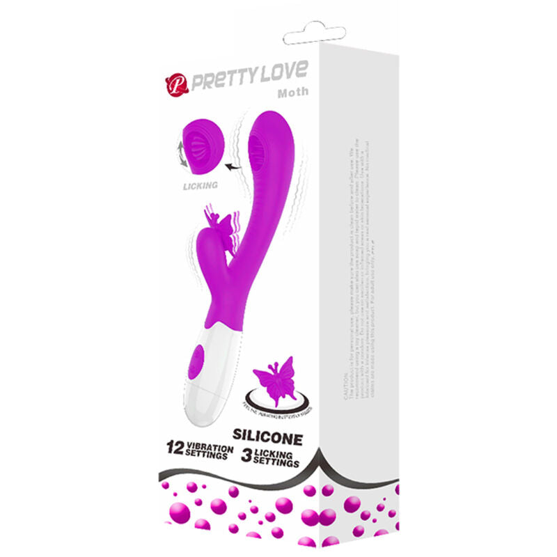 Pretty Love Moth Licking & Vibrating Lilac | Niks.fi verkkokauppa