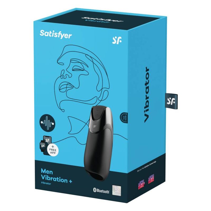 Miesten Satisfyer Vibration+ Musta | Niks.fi verkkokauppa
