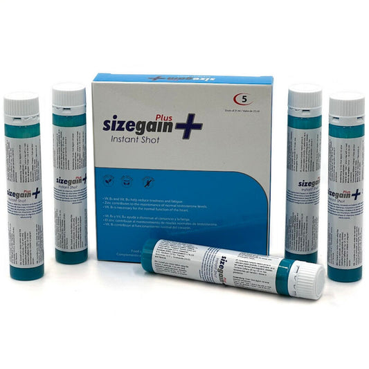 500 Cosmetics Sizegain Plus Instant Shot Male Energizer 5 Units | Niks.fi verkkokauppa