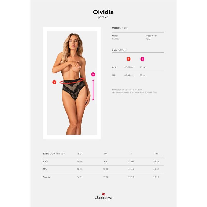 Obsessive Olvidia Panties Xs/S | Niks.fi verkkokauppa