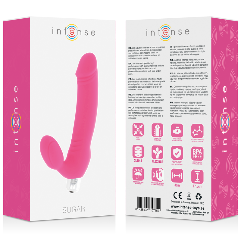 Intense Sugar Seven Speeds Silicone Fushsia | Niks.fi verkkokauppa