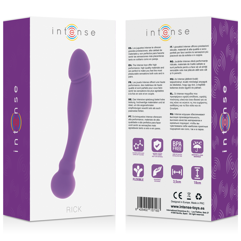 Intense Silicone Rick Dual Lilac | Niks.fi verkkokauppa