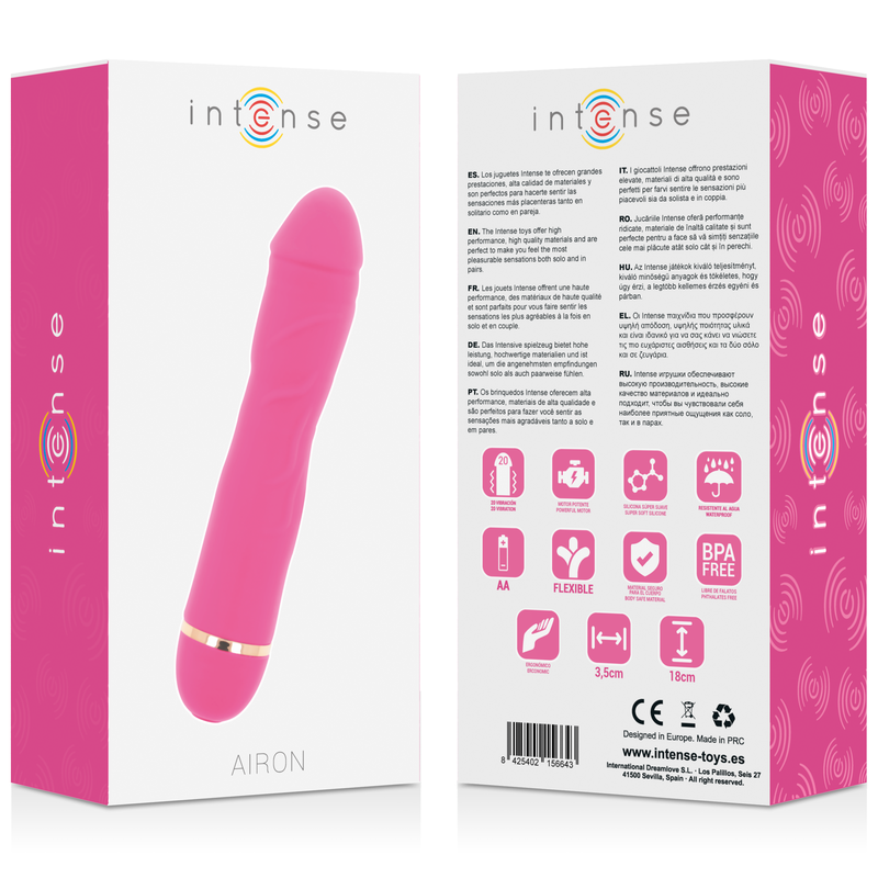 Intense Airon 20 Speeds Silicone Pink | Niks.fi verkkokauppa