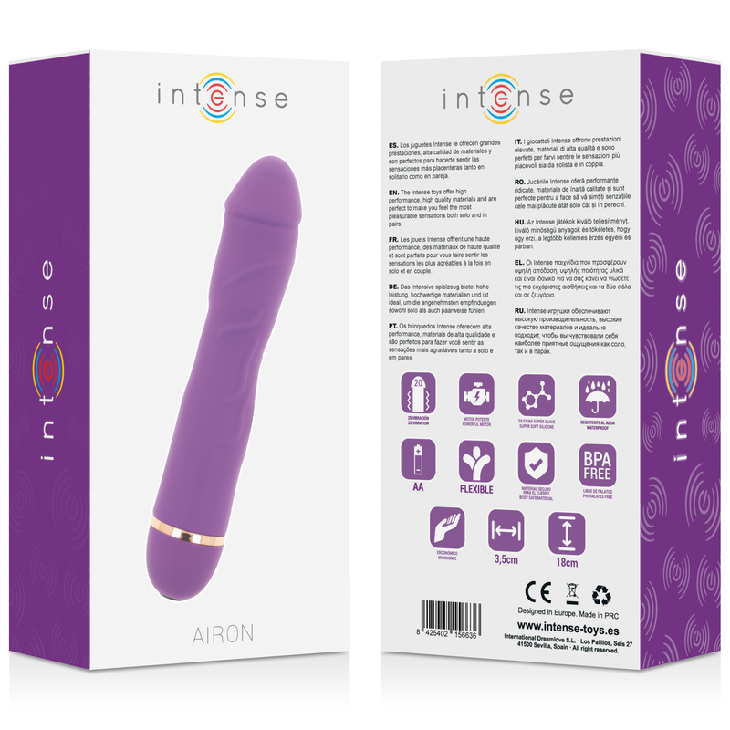 Intense Airon 20 Speeds Silicone Lilac | Niks.fi verkkokauppa