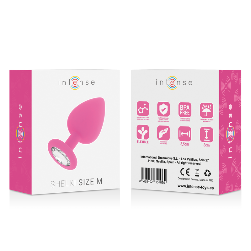 Intense Shelki M Anal Plug Fuchsia | Niks.fi verkkokauppa