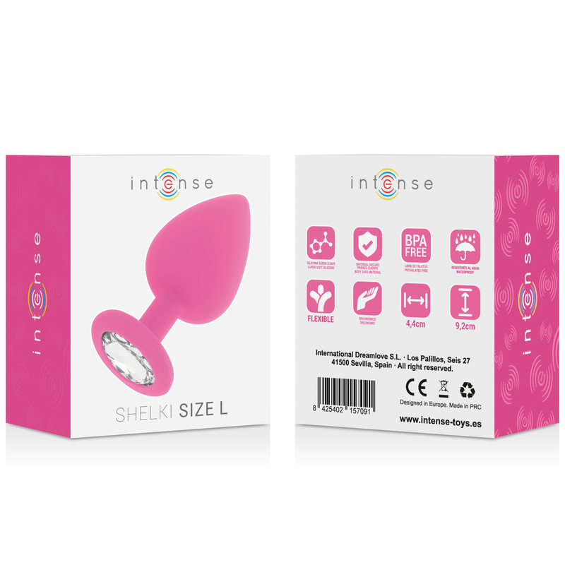 Intense Shelki L Plug Anal Fuchsia | Niks.fi verkkokauppa