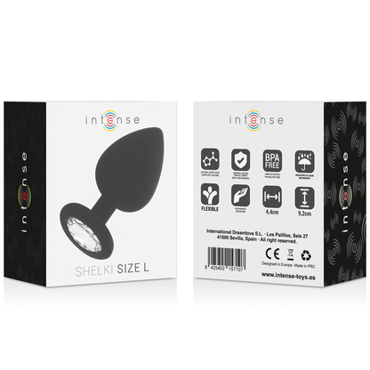 Intense Shelki L Anal Plug Black | Niks.fi verkkokauppa