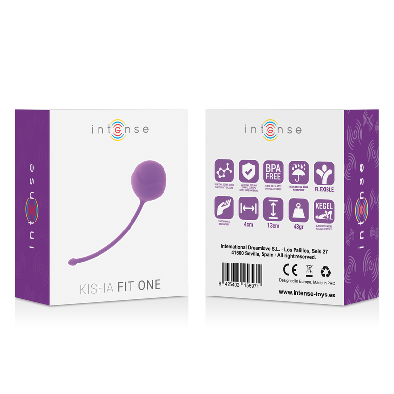 Intense Kisha Fit One Silicone Kegel Lilac | Niks.fi verkkokauppa
