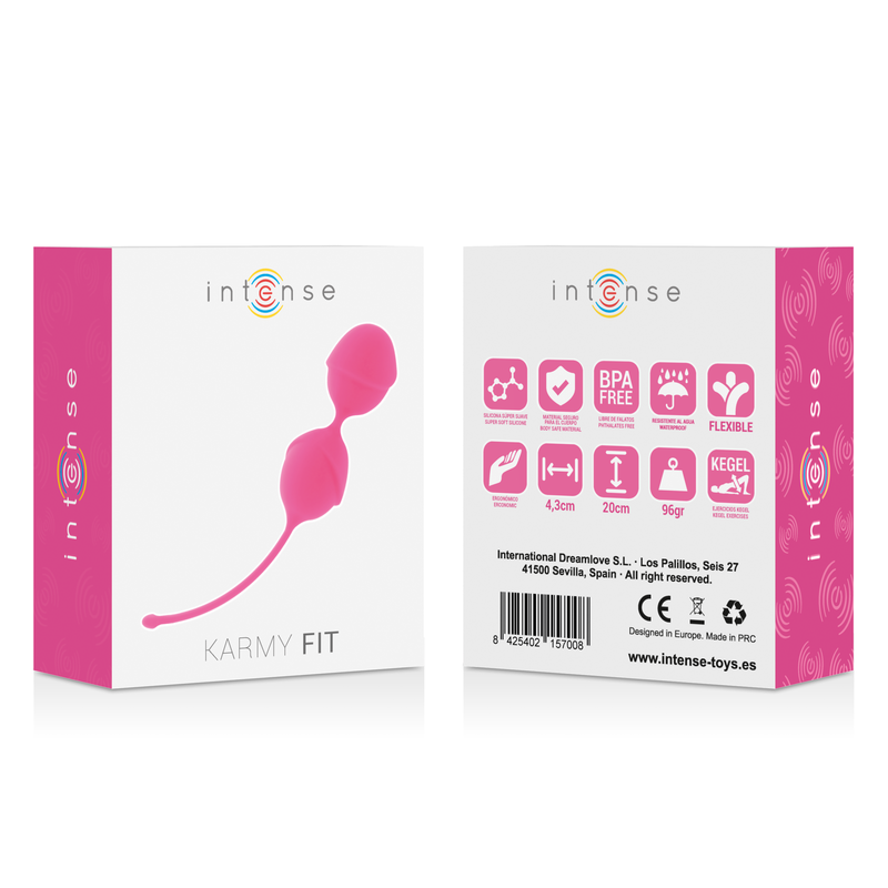 Intense Karmy Fit Kegel Silicone Fuchsia | Niks.fi verkkokauppa