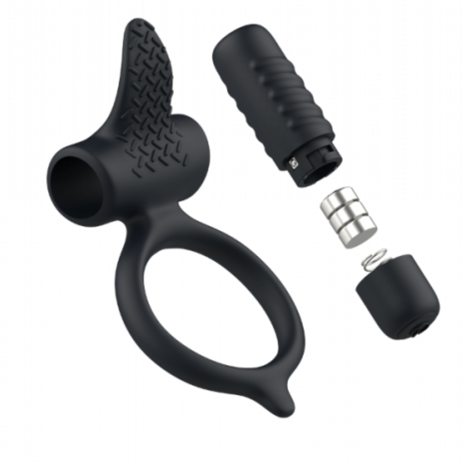 B Swish Bcharmed Basic Vibrator Ring Slate | Niks.fi verkkokauppa