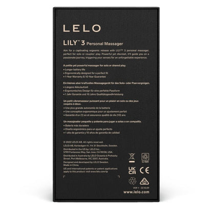 Lelo Lily 3 Personal Massager Lilac | Niks.fi verkkokauppa