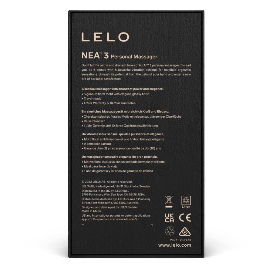 Lelo Nea 3 Personal Massager Blue | Niks.fi verkkokauppa