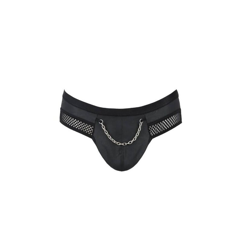 Passion 030 Open Slip Tom Black S/M | Niks.fi verkkokauppa