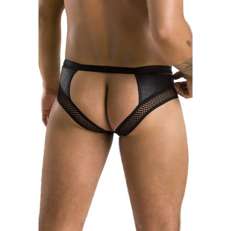 Passion 030 Open Slip Tom Black S/M | Niks.fi verkkokauppa