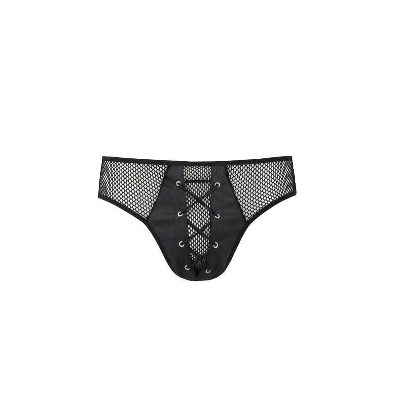 Passion 035 Slip Richard Black S/M | Niks.fi verkkokauppa