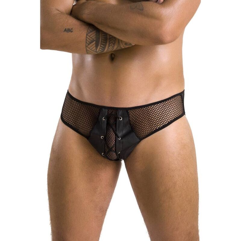 Passion 035 Slip Richard Black S/M | Niks.fi verkkokauppa