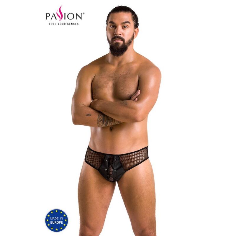 Passion 035 Slip Richard Black S/M | Niks.fi verkkokauppa