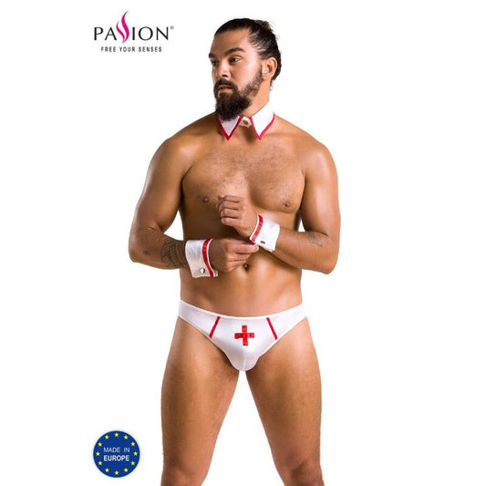 Passion 037 Slip Gregory White L/Xl | Niks.fi verkkokauppa