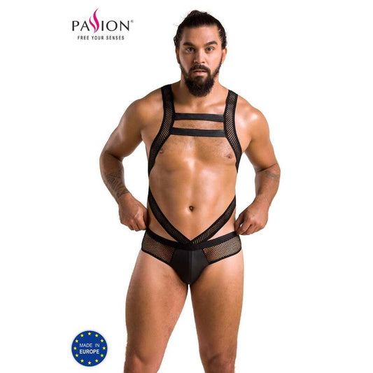 Passion 045 Body Victor Black S/M | Niks.fi verkkokauppa