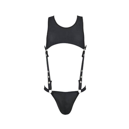 Passion 056 Body Adam Black S/M | Niks.fi verkkokauppa
