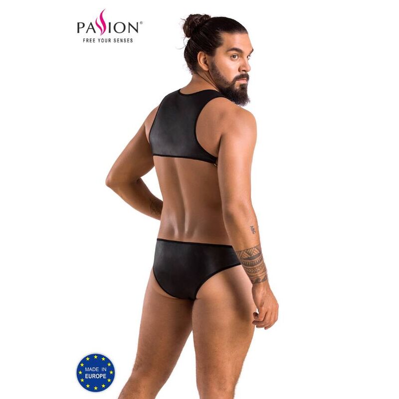 Passion 056 Body Adam Black S/M | Niks.fi verkkokauppa