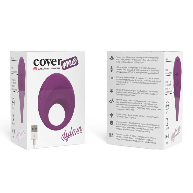 Coverme Dylan Rechargeable Ring Compatible With Watchme Wireless Technology | Niks.fi verkkokauppa