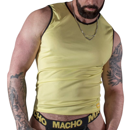 Macho Yellow T-Shirt S/M | Niks.fi verkkokauppa