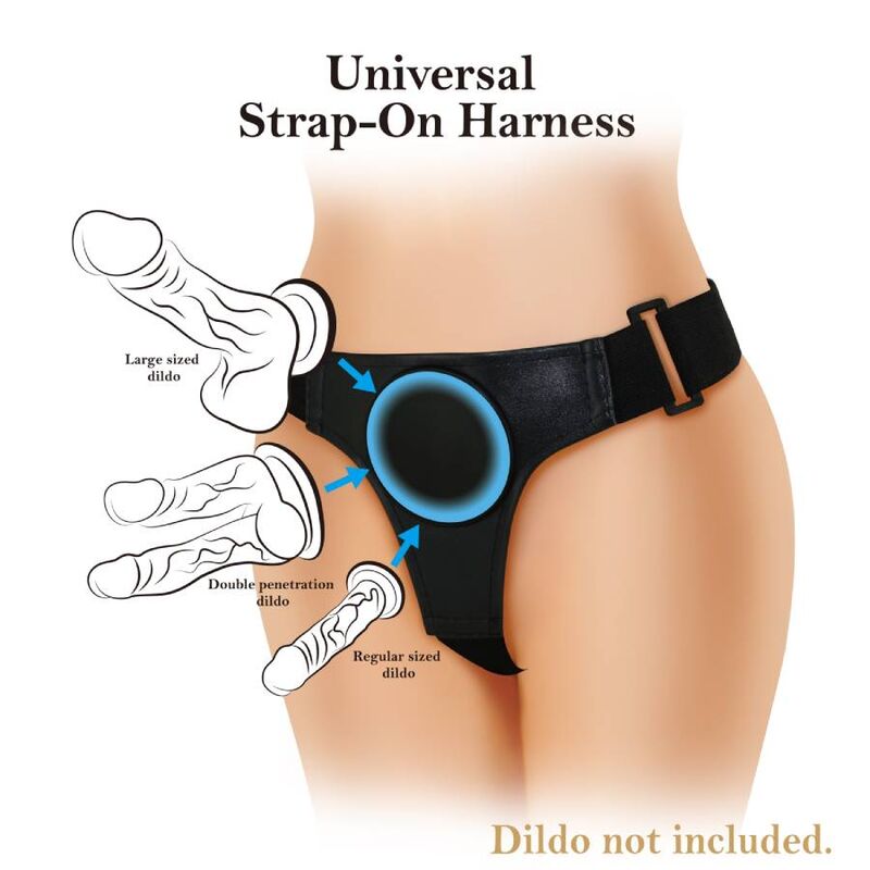 Pretty Love Black Universal Harness | Niks.fi verkkokauppa